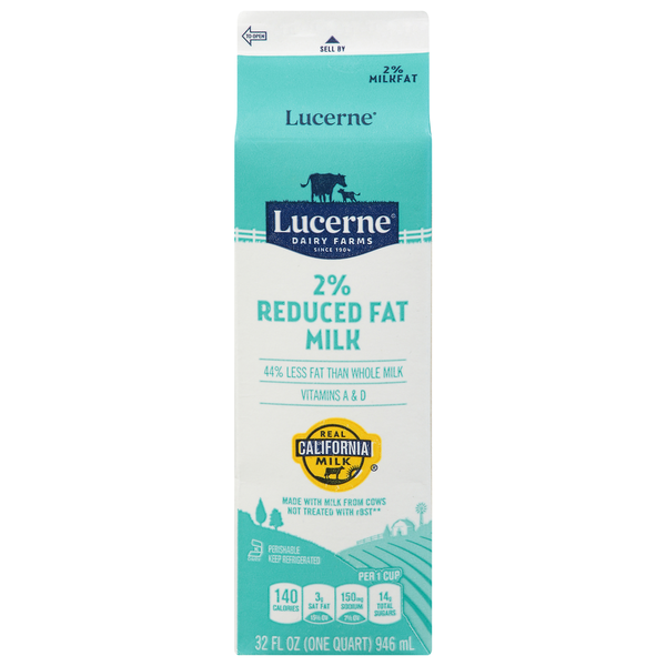 Lucerne Milk, 2% Reduced Fat
