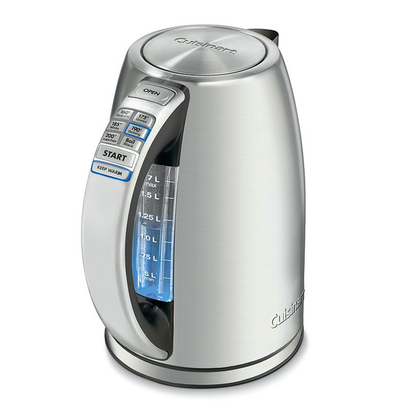 Cuisinart PerfecTemp Programmable Cordless Electric Kettle - Silver - 1.7 Liter