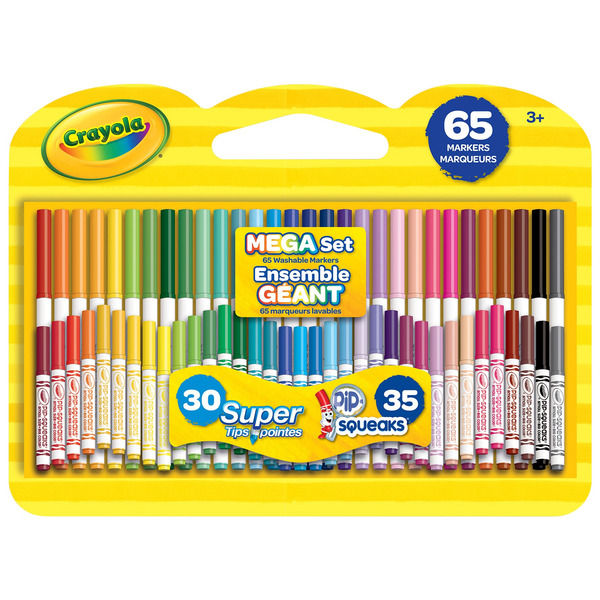 Crayola Mega Set Washable Markers 65 ct