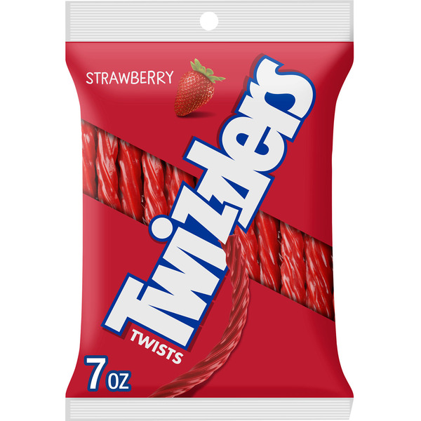 TWIZZLERS Twists Strawberry Flavored Licorice Style, Chewy Candy