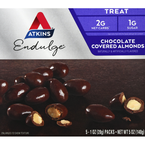 Atkins Almonds, Chocolate Covered (5 each) Instacart