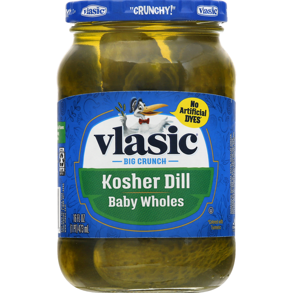 Vlasic Pickles, Kosher Dill, Baby Wholes (16 fl oz) from Safeway