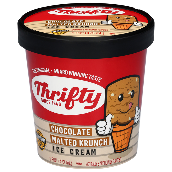 Thrifty Ice Cream Chocolate Malted Krunch Ice Cream Same-Day