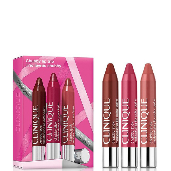 Clinique Chubby Stick Moisturizng Lip Trio Holiday Gift Set