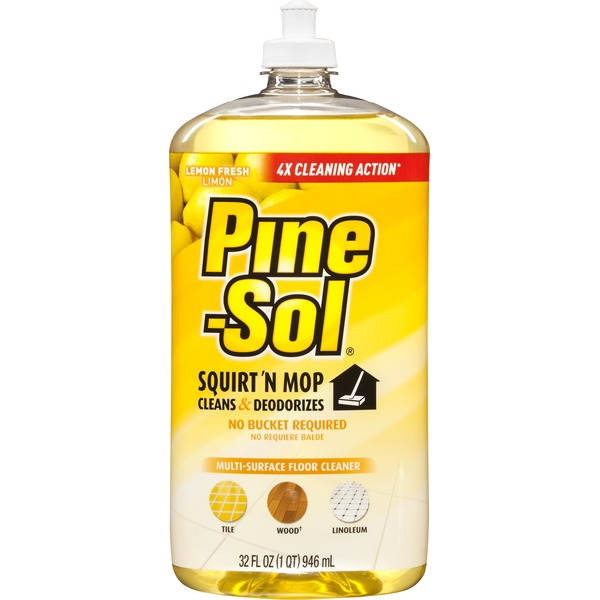 Pine Sol Squirt N Mop Multi Surface Floor Cleaner Lemon Fresh 32