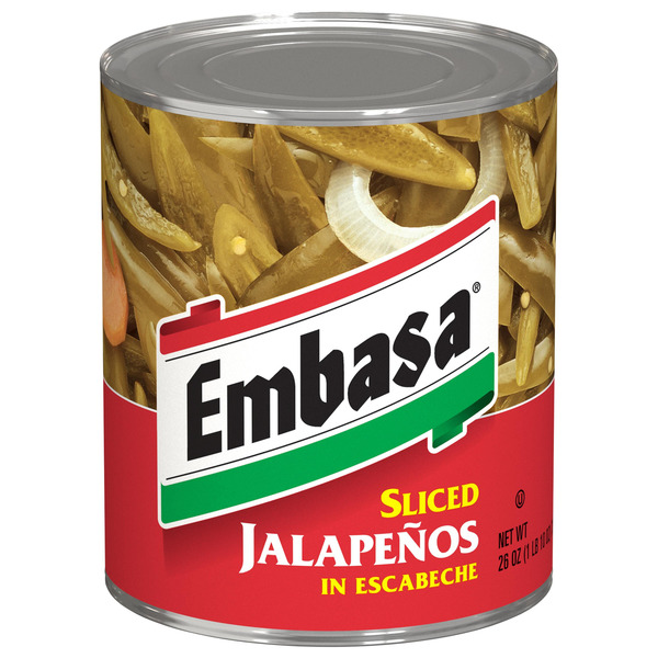 EMBASA Jalapenos Escabeche Sliced , 26 OZ