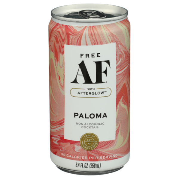 Free Af Drinks Company Paloma Non-Alcoholic Cocktail With Afterglow Can