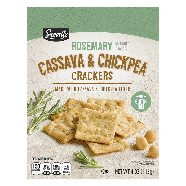 ALDI Savoritz Rosemary Chickpea Cracker SameDay Delivery or Pickup