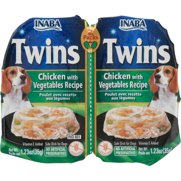 Inaba Churu Side Dish for Dogs, Chicken with Vegetables Recipe, 2