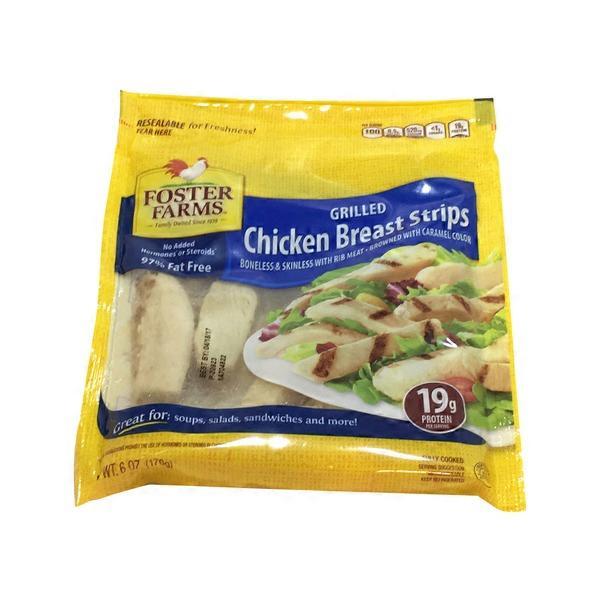 Foster Farms Grilled Chicken Breast Strips (6 oz) from Ralphs Instacart