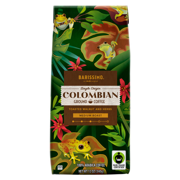 コービー Barissimo Fair Trade Single Origin Colombia Ground Coffee Same-Day