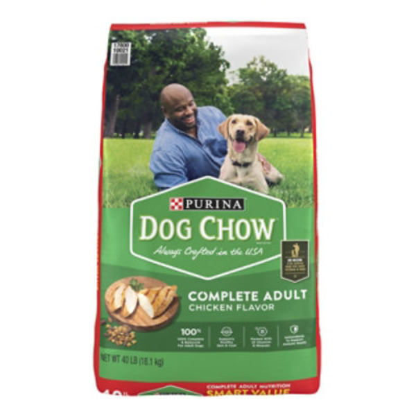 Purina Dog Chow Complete Adult Dry Dog Food Kibble With Chicken Flavor