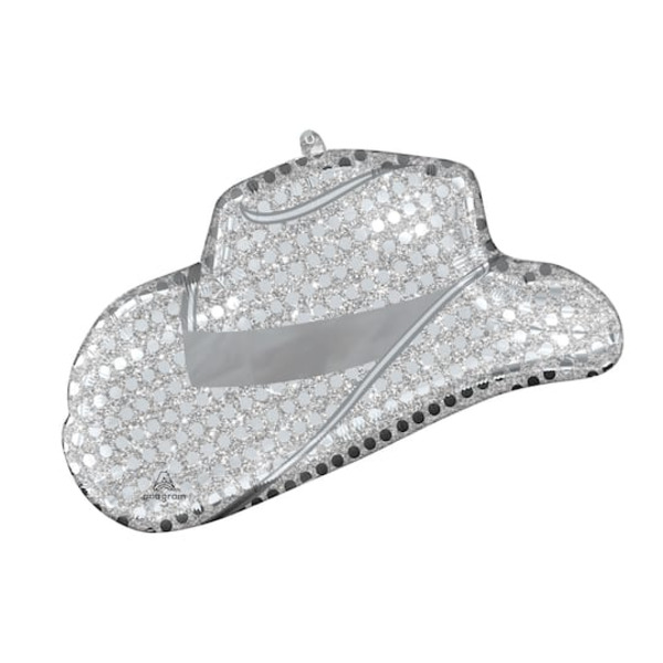 Anagram INFLATED SuperShape 33" Disco Western Hat Foil Balloon