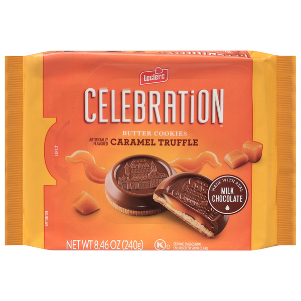 Leclerc Célébration Caramel Truffle Butter Cookies Same-Day