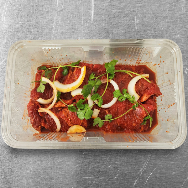 Cardenas Markets Tray Marinated Beef Flap Meat Steak