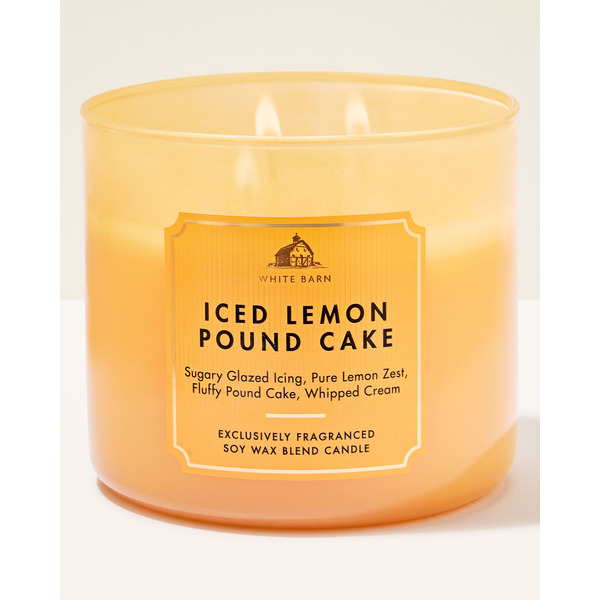 Iced Lemon Pound Cake 3-Wick Candle