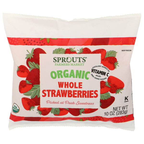 Sprouts Frozen Organic Whole Strawberries