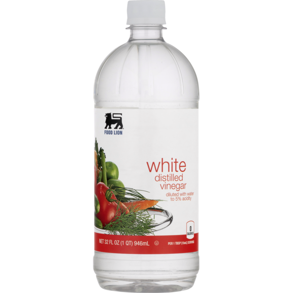 Food Lion Vinegar, White, Distilled, Bottle (32 fl oz) Instacart