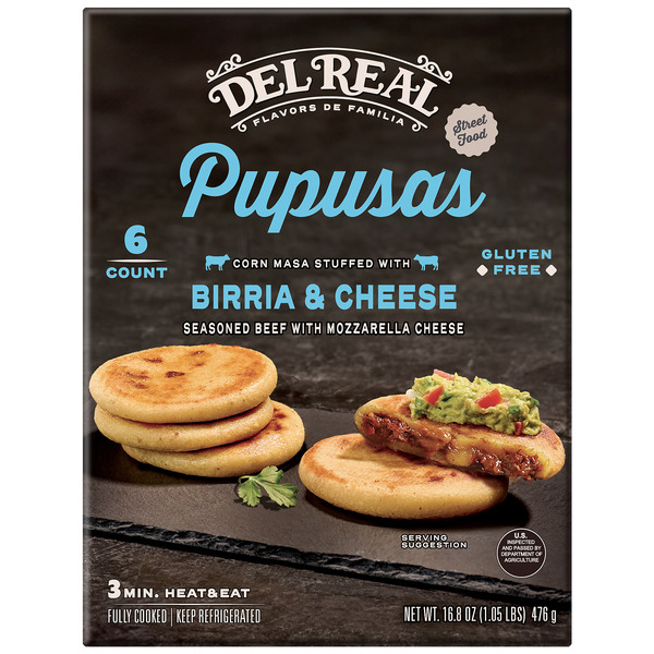Del Real Birria And Cheese Pupusa