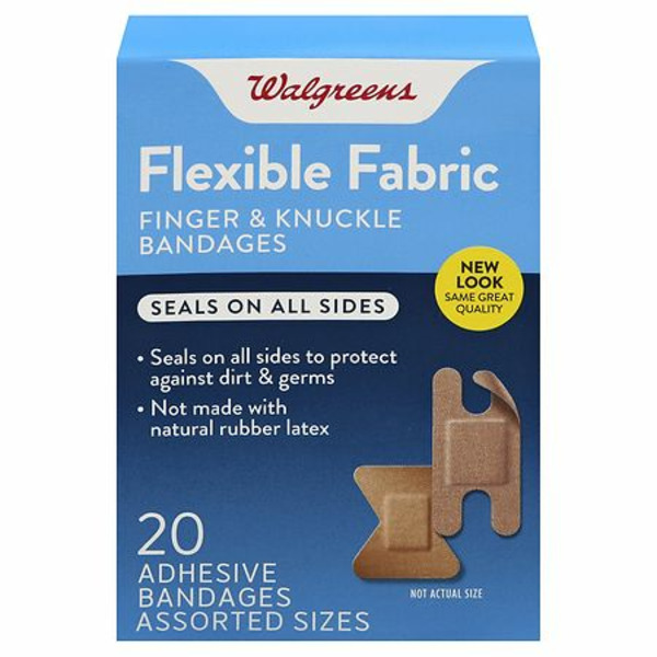 Walgreens Walgreens Assorted Flexible Fabric Adhesive Bandages Same-Day ...