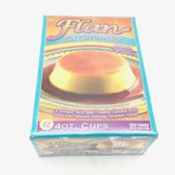 Frozen Sabor Sensual - Flan De Caramelo Cups - 12/4 oz