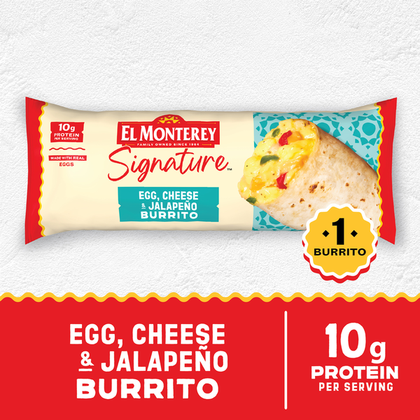 El Monterey Egg, Cheese & Jalapeno Burrito