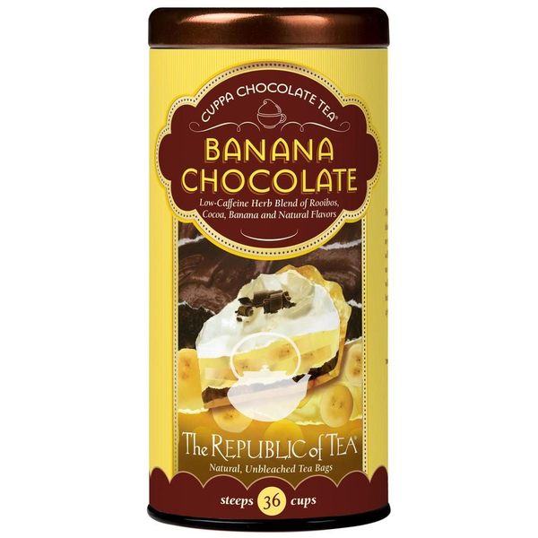 World Market The Republic of Tea Banana Chocolate Tea 36 Count
