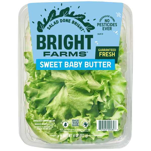 Bright Farms Baby Butterhead Lettuce, Green Leaf Lettuce