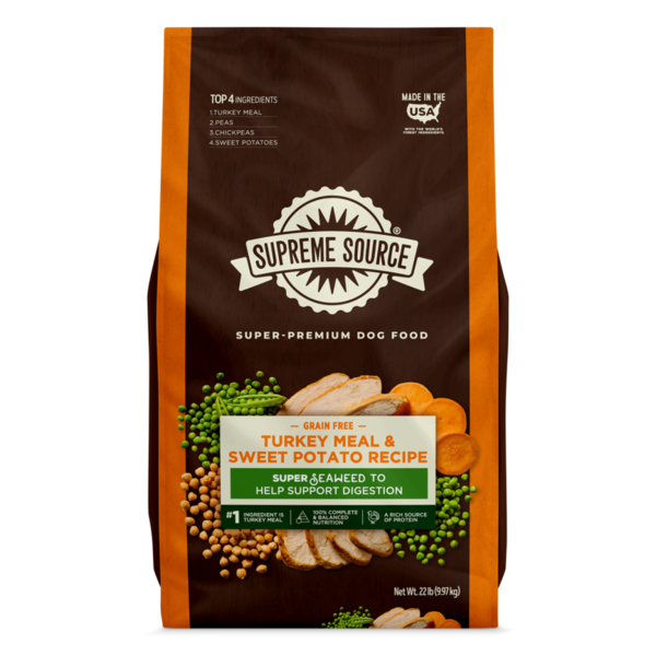 Supreme Source Grain Free Turkey Meal and Sweet Potato Recipe Dog Food