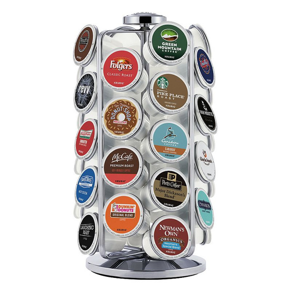 Keurig Chrome K Cup Pod Carousel Storage