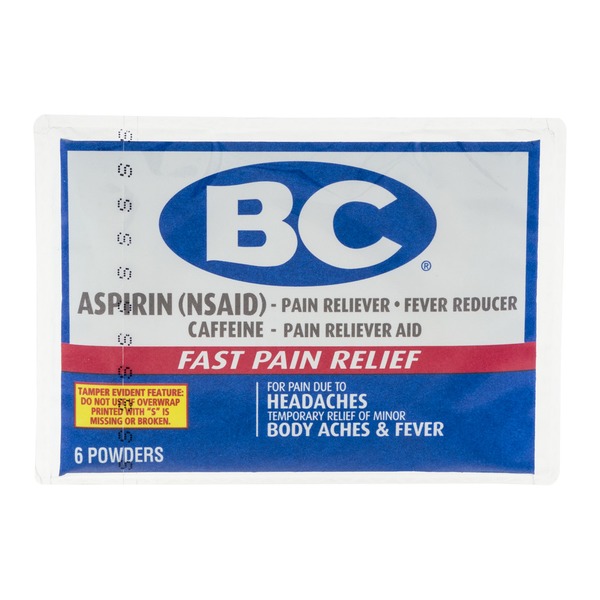 BC Aspirin Powders 6 CT (6 ct) Instacart