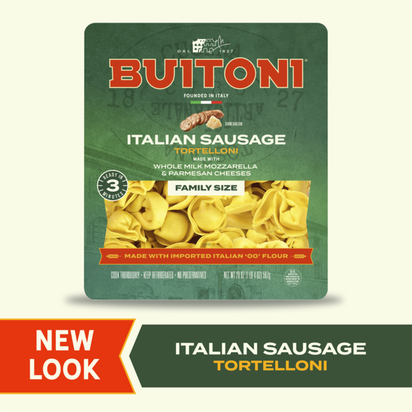 Buitoni Italian Sausage Tortelloni Family Size Refrigerated Pasta