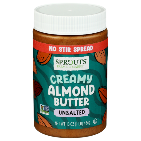 Sprouts Creamy No Stir Spread Almond Butter
