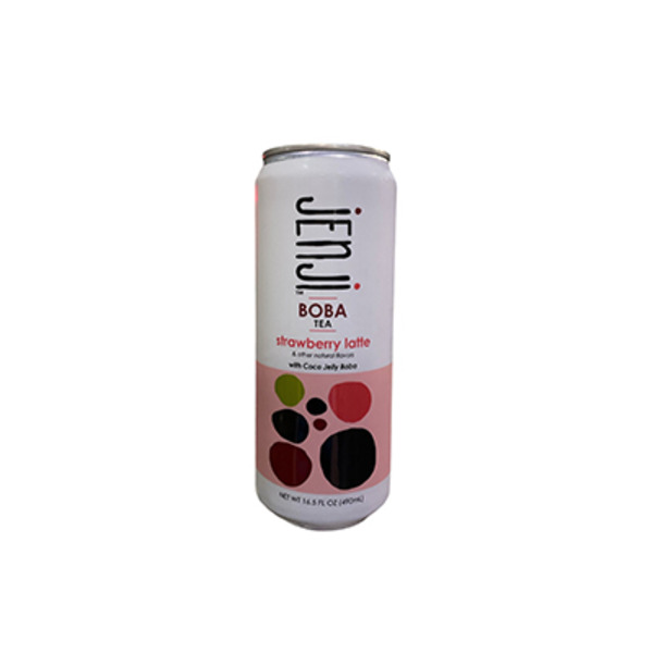 Jenji Strawberry Boba Tea Latte