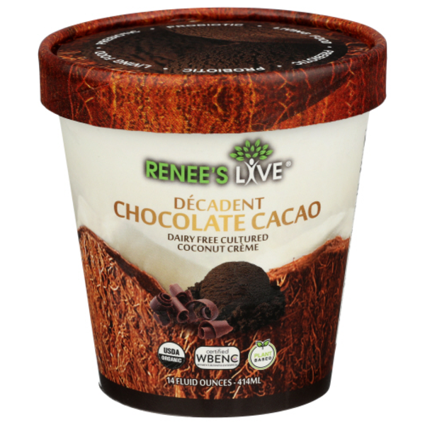 Renee's Live Organic Decadent Chocolate Cacao Dairy Free Coconut