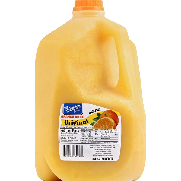 Bayview Farms 100% Juice, Pure, Original Same-Day Delivery or