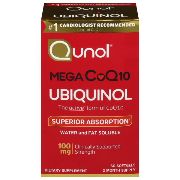 Qunol Ubiquinol, Mega CoQ10, Clinical Strength, 100 mg, Softgels
