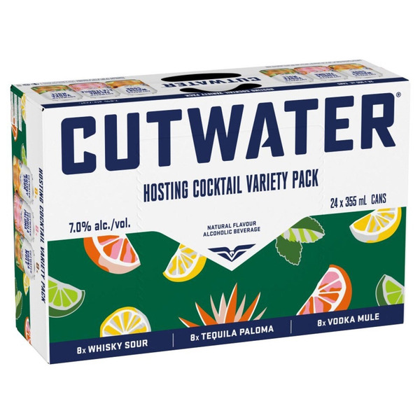 Cutwater Hosting Cocktail Alcoholic Beverage Variety Pack