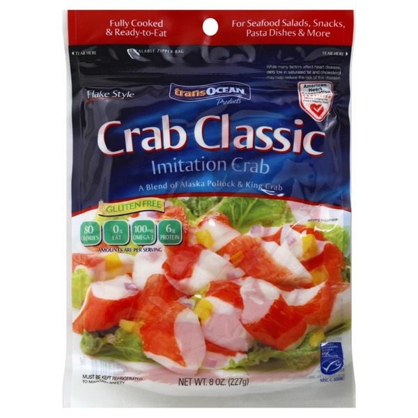 TransOcean Crab Classic Flake Style (8 oz) from Publix Instacart