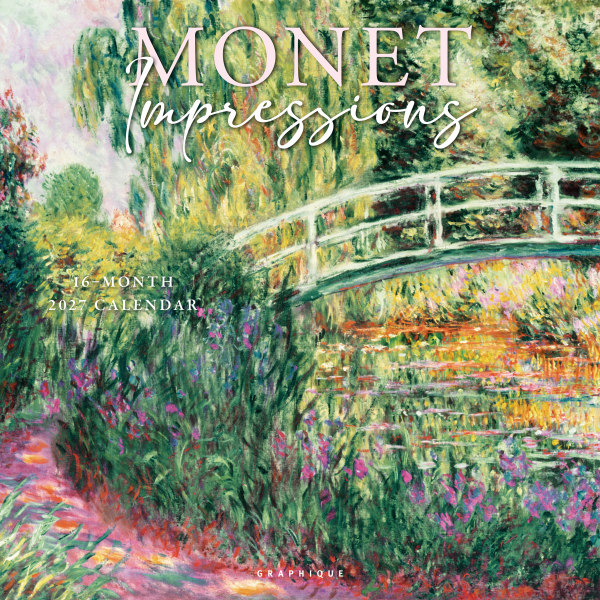 Graphique Monet Impressions 16-Month 2027 Wall Calendar, 12 x 12 in
