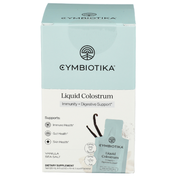 Cymbiotika Vanilla Sea Salt Liquid Colostrum 12 Pack Case Same-Day