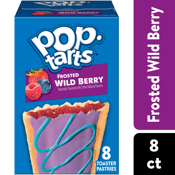 Pop-Tarts Frosted Wild Berry Toaster Pastries, Breakfast Foods
