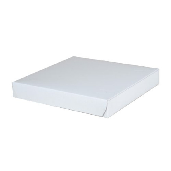 12" Clay Coated White Pizza Box - 100 ct