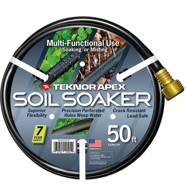 Teknor Apex zero-G SOIL SOAKER 3/8-in x 50-ft Vinyl Black Coiled Hose