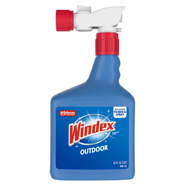 Windex 32 Fl. Oz. Blue Bottle Outdoor Glass Cleaner Sprayer