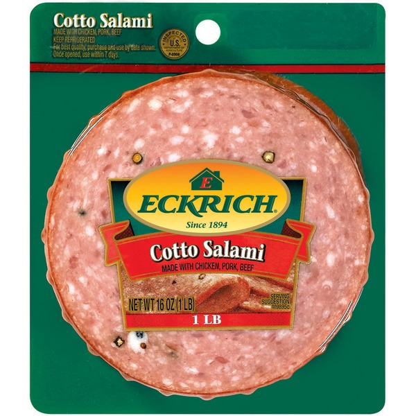 Eckrich Cotto Salami Cotto Salami (16 oz) Instacart