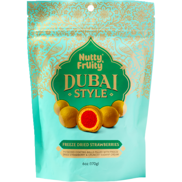 Nutty & Fruity Dubai Style Pistachio Coated Freeze Dried Strawberries