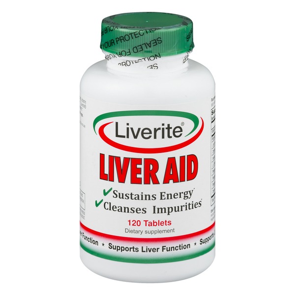 Liverite Liver Aid Dietary Supplement Tablets 120 CT (120 ct) Instacart