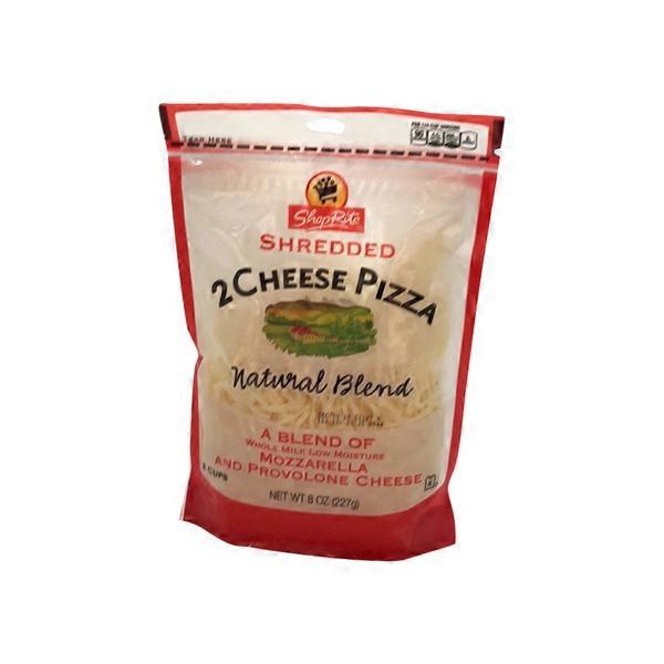 ShopRite 2 Cheese Pizza, Mozzarella And Provolone Cheese (8 oz) Instacart