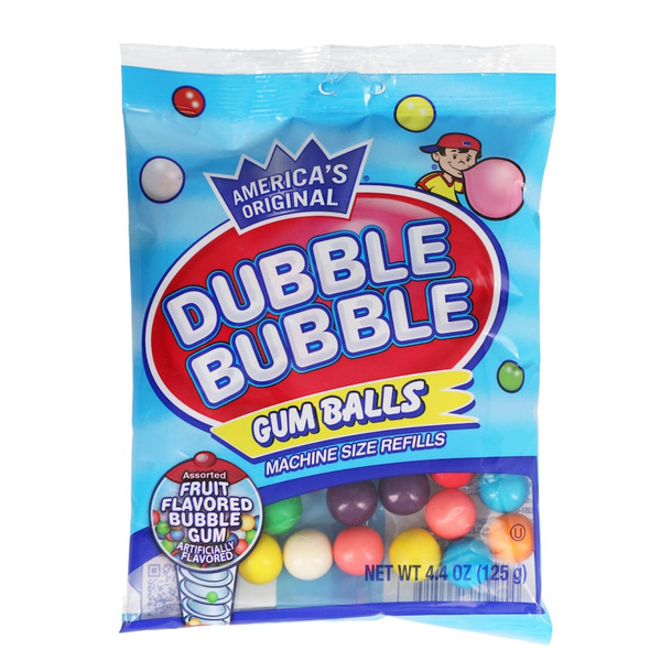 Dubble Bubble Dreamsicle Flavored Bubble Gum Balls - Lot Of 10 Bags (4 Oz Each)